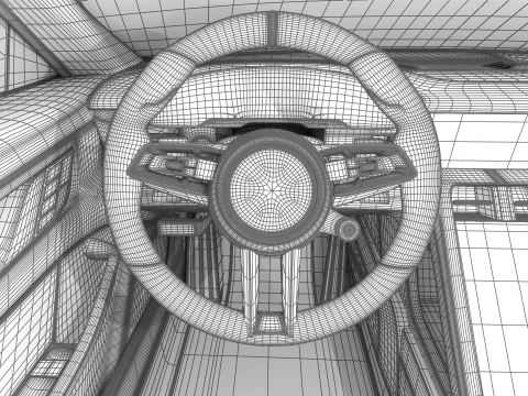 Porsche Taycan 4 2025 3D Model