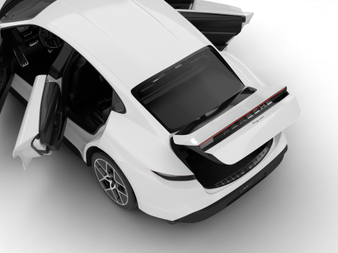 Porsche Taycan 2025 HQ Model 3D