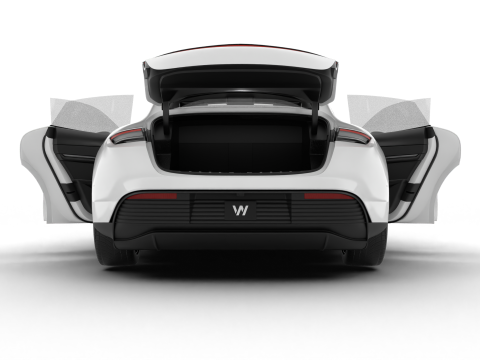 Porsche Taycan 2025 HQ Model 3D
