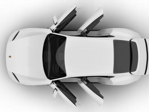 Porsche Taycan 2025 HQ Model 3D