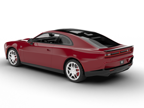 Dodge Charger Daytona R-T 2025 3D Modell