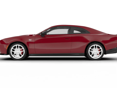 ダッジ チャージャー デイトナ R-T 2025 3Dモデル