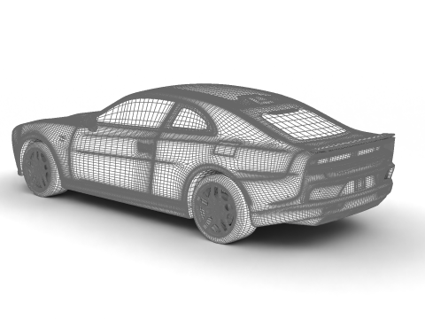 Dodge Charger Daytona R-T 2025 3D Modell