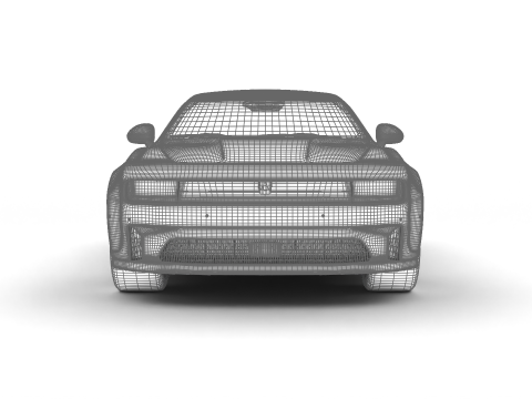 Dodge Charger Daytona R-T 2025 3D Modell
