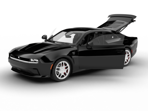 Dodge Charger Daytona R-T 2025 HQ 3D Model