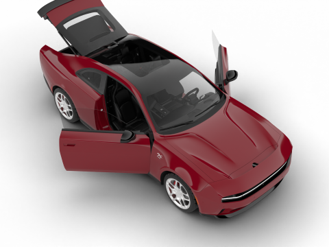 Dodge Charger Daytona R-T 2025 HQ 3D Model