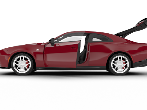 Dodge Charger Daytona R-T 2025 HQ 3D Model