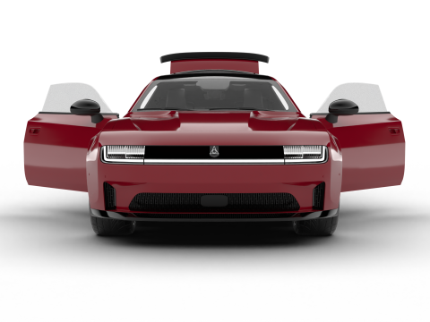 Dodge Charger Daytona R-T 2025 HQ 3D Model