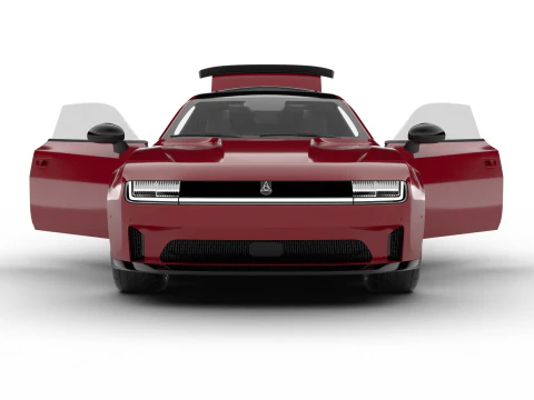 Dodge Charger Daytona R-T 2025 HQ 3D Модель