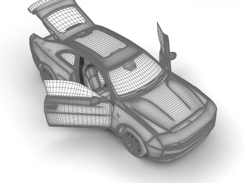 Dodge Charger Daytona R-T 2025 HQ 3D Model