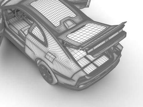 Dodge Charger Daytona R-T 2025 HQ 3D Model