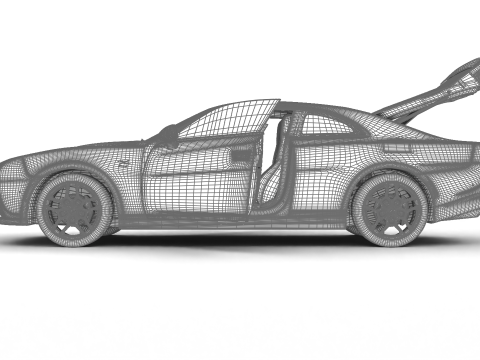 Dodge Charger Daytona R-T 2025 HQ 3D Model