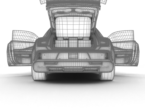 Dodge Charger Daytona R-T 2025 HQ 3D Model