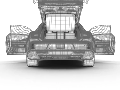 Dodge Charger Daytona R-T 2025 HQ 3D Модель