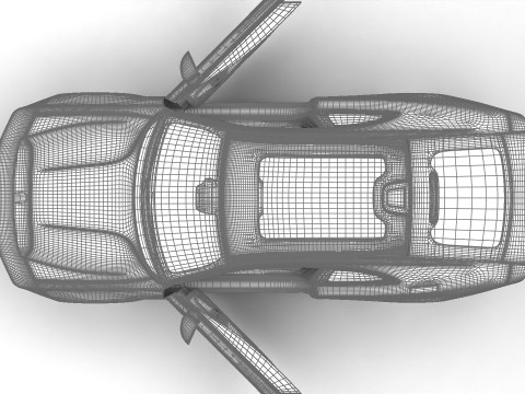 Dodge Charger Daytona R-T 2025 HQ 3D Model