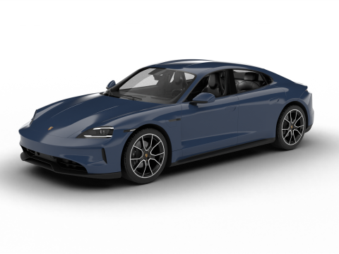 Porsche Taycan 4 2025 3D 模型