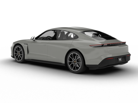 Porsche Taycan 4 2025 3D 模型