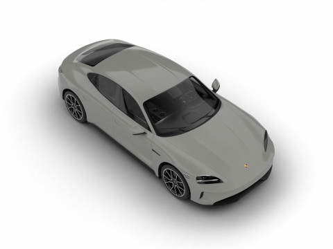 Porsche Taycan 4 2025 3D 模型