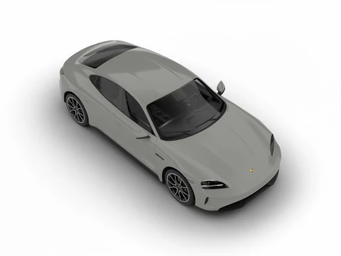 Porsche Taycan 4 2025 3D Model