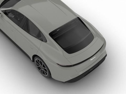 Porsche Taycan 4 2025 3D 模型