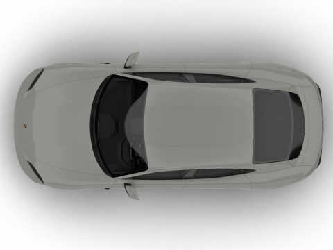 Porsche Taycan 4 2025 3D 模型