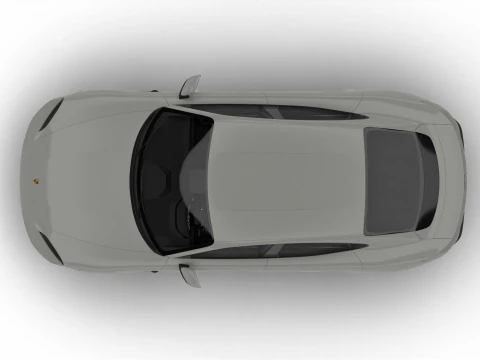 Porsche Taycan 4 2025 3D Model