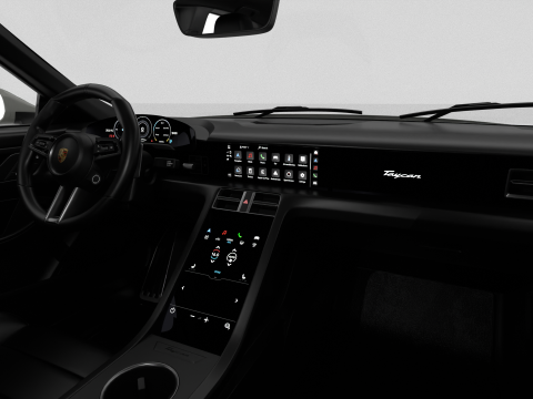 Porsche Taycan 4 2025 3D 模型