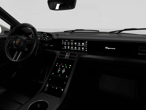 Porsche Taycan 4 2025 3D Model