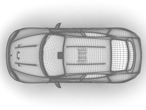 Porsche Taycan 4 2025 3D 模型