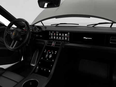 Porsche Taycan 4 2025 HQ 3D मॉडल