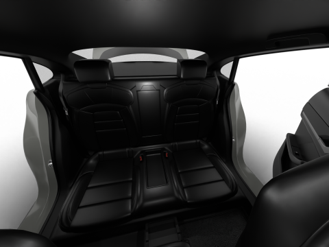 Porsche Taycan 4 2025 HQ 3D मॉडल