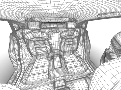 Porsche Taycan 4 2025 HQ 3D मॉडल