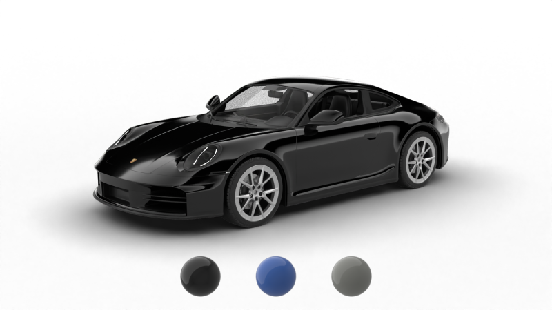 Porsche 911 Carrera 4S 2025 Modelo 3D .c4d .max .obj .3ds .fbx .stl .blend