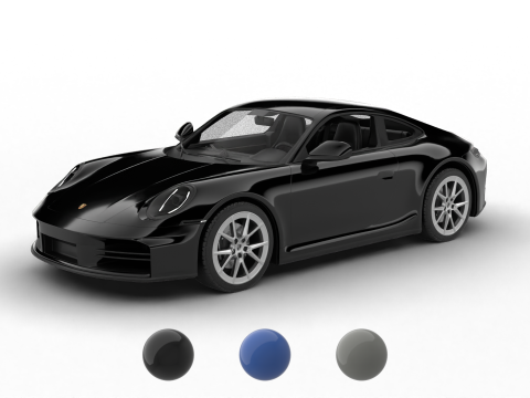 Porsche 911 Carrera 4S 2025 3D Модель