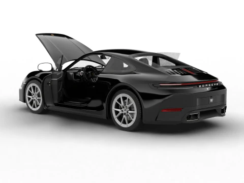 Porsche 911 Carrera 4S HQ 2025 3D Model