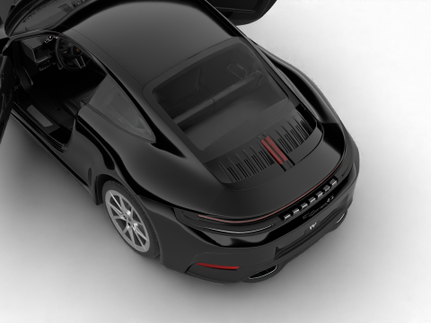 Porsche 911 Carrera 4S HQ 2025 3D Model