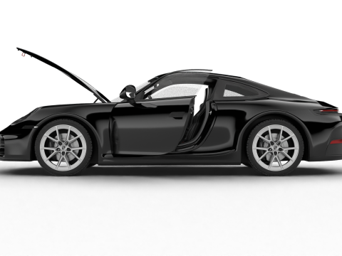 Porsche 911 Carrera 4S HQ 2025 3D Model