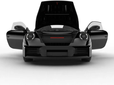Porsche 911 Carrera 4S HQ 2025 3D Model