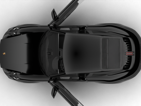 Porsche 911 Carrera 4S HQ 2025 3D Model