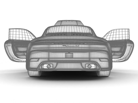 Porsche 911 Carrera 4S HQ 2025 3D Model