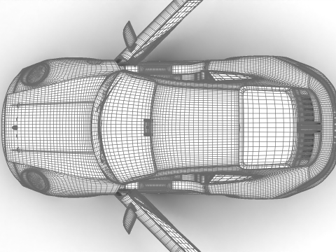 Porsche 911 Carrera 4S HQ 2025 3D Model