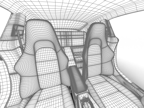 Porsche 911 Carrera 4S HQ 2025 3D Model