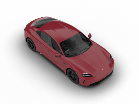 Porsche Taycan GTS 2025 3D 模型