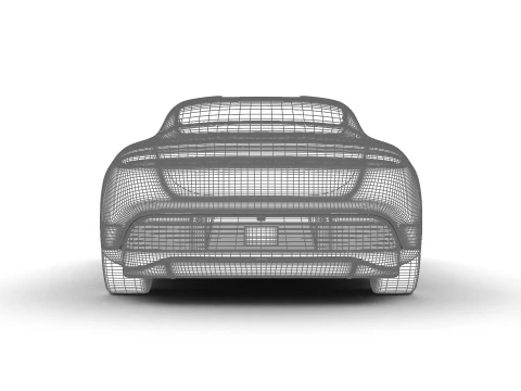 Porsche Taycan GTS 2025 3D Model