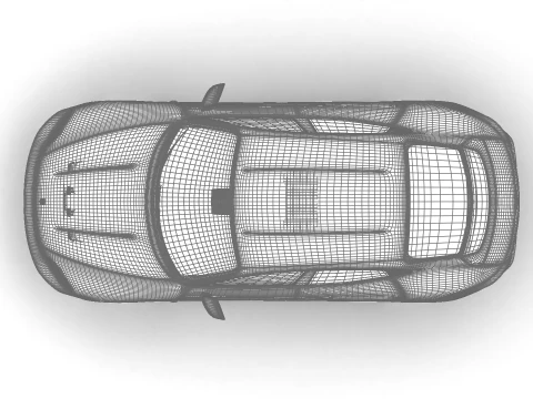 Porsche Taycan GTS 2025 3D Model