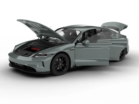 Porsche Taycan GTS 2025 HQ 3D Model