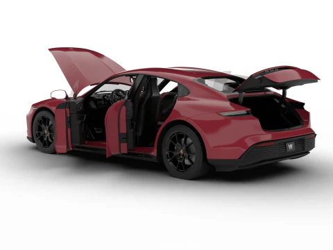 Porsche Taycan GTS 2025 HQ 3D Model