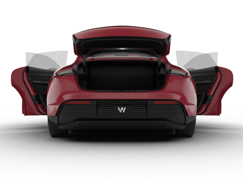 Porsche Taycan GTS 2025 HQ 3D Модель