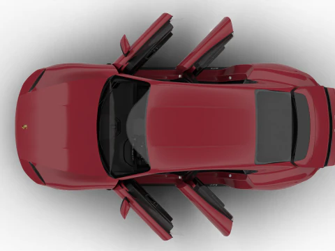 Porsche Taycan GTS 2025 HQ 3D Model