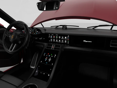 Porsche Taycan GTS 2025 HQ 3D Model